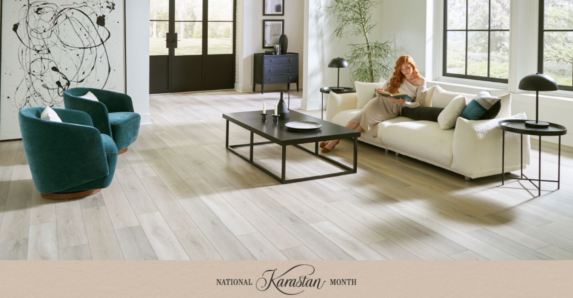 Flooring in a living room