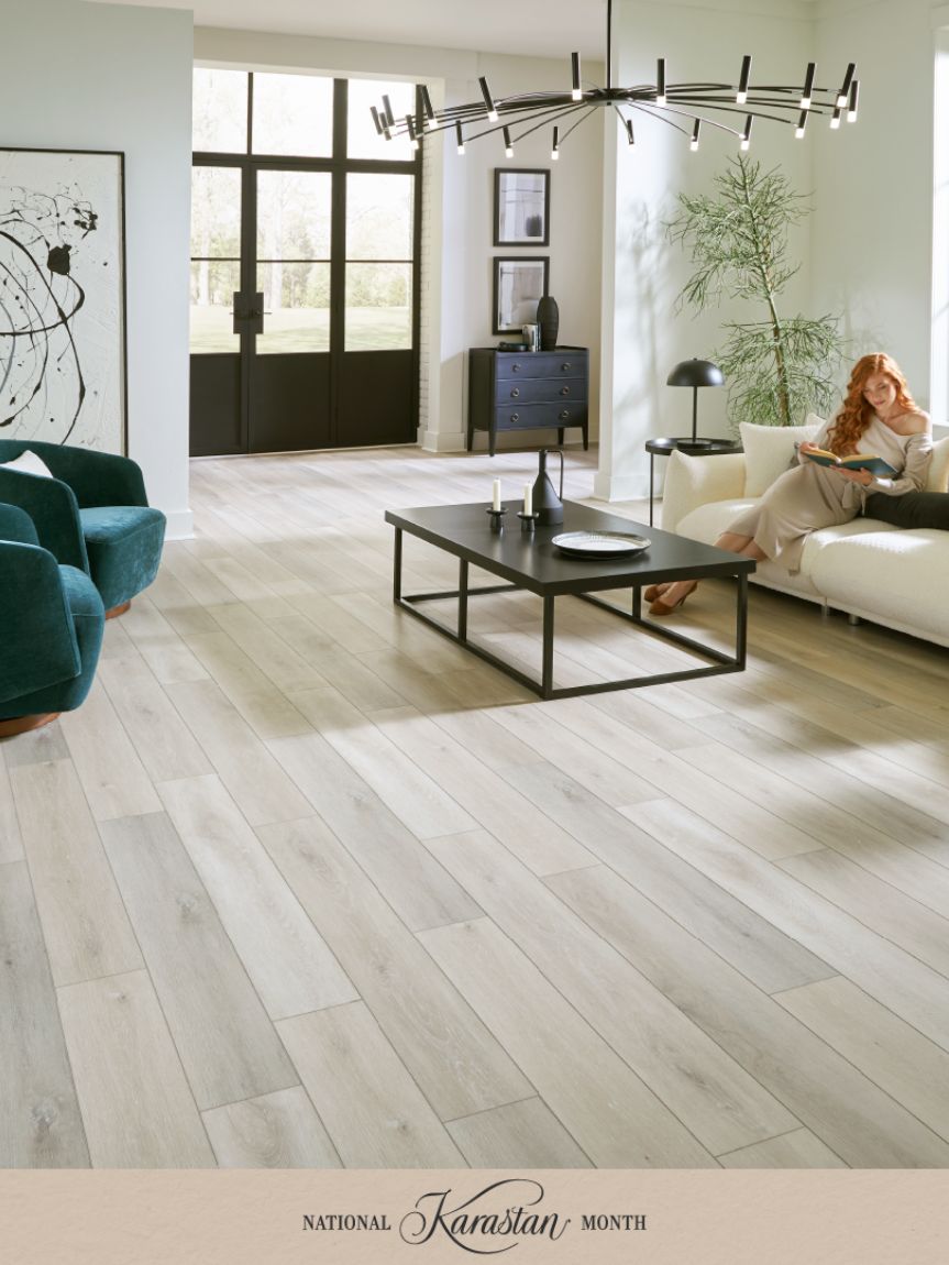 Flooring in a living room