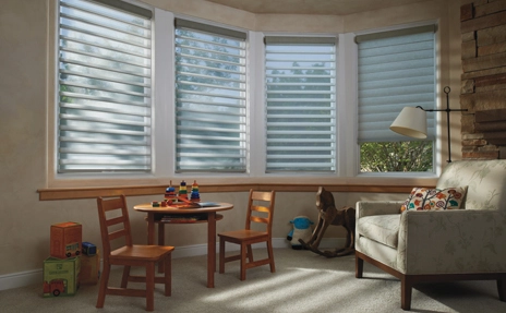 window treatments in room