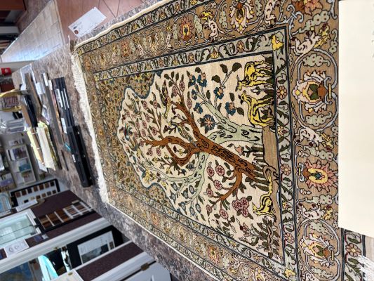 Oritental Rug display at Mechanicsburg Essis & Sons 